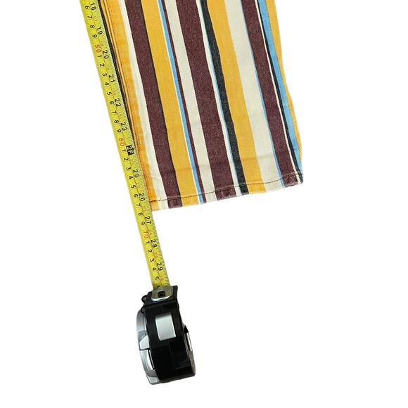 Frame Denim Le High Straight Jeans Painterly Multicolor Stripe Womens Size 29 - Picture 8 of 9
